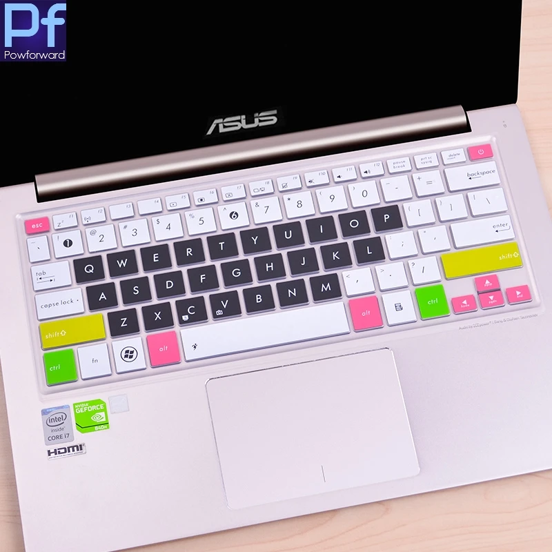 Силиконовый защитный чехол для клавиатуры Asus U4000U U4000UF U4100 UX42V U410 U4100UN U4000UQ7200 UX430UN