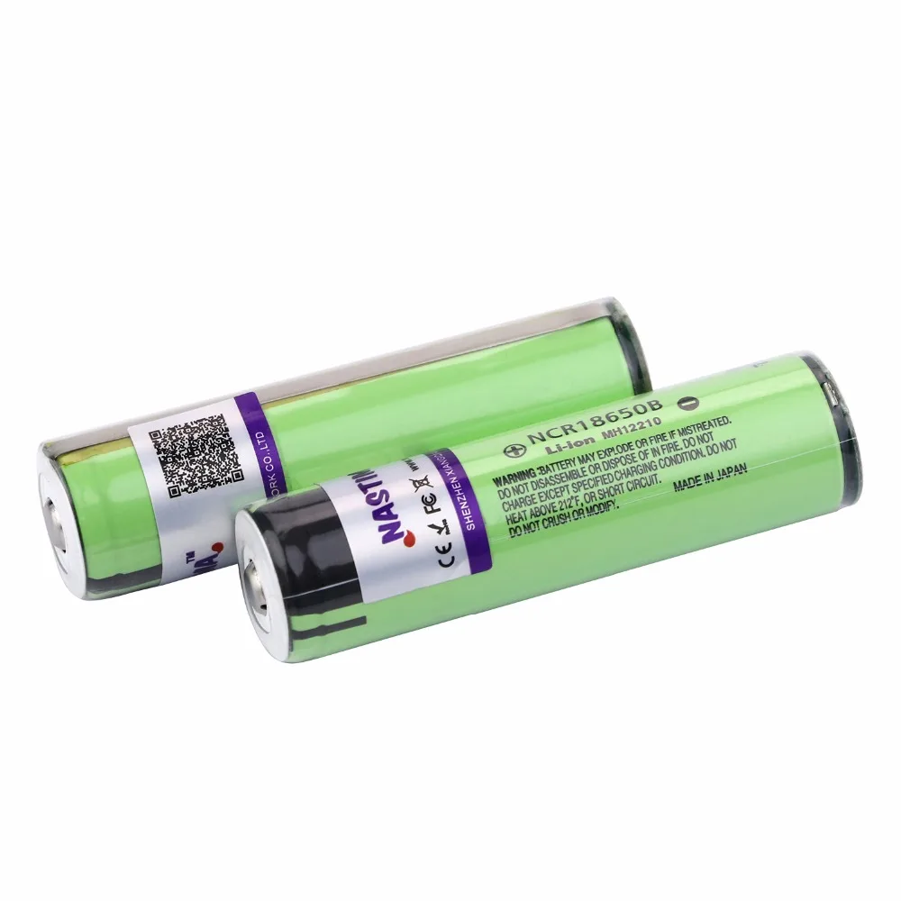 NASTIMA 8 шт. NCR18650B батарея 3 7 v 3400mAh 100% оригинальная перезаряжаемая литиевая с защитой
