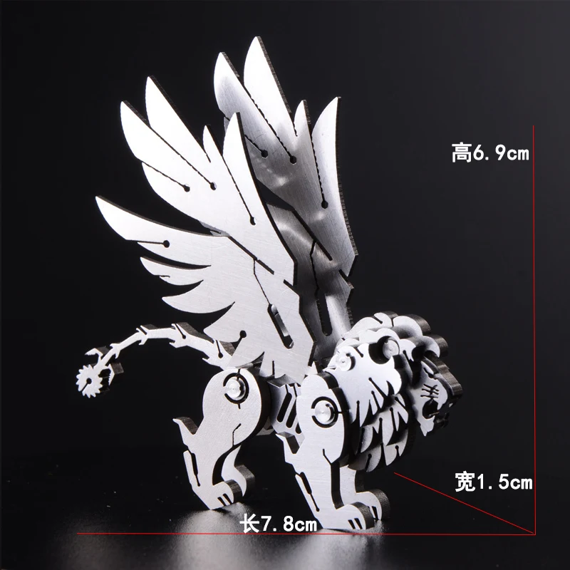 Manticore Scorpicore 3D Steel Metal Joint Mobility Miniature Model Kits Puzzle Toys Children Boy Splicing Hobby Building | Игрушки и