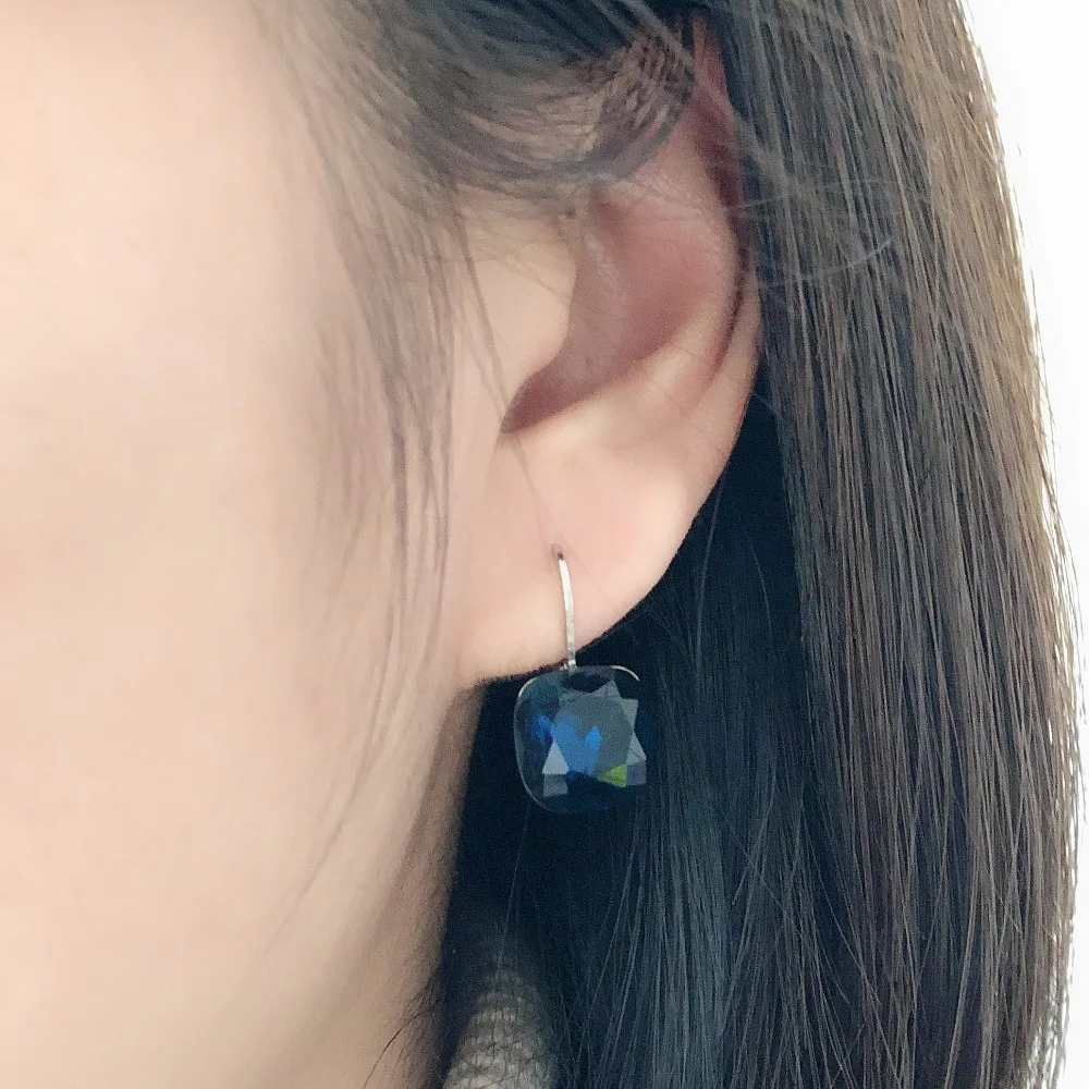 Женские серьги-гвоздики с австрийским кристаллом ювелирные украшения