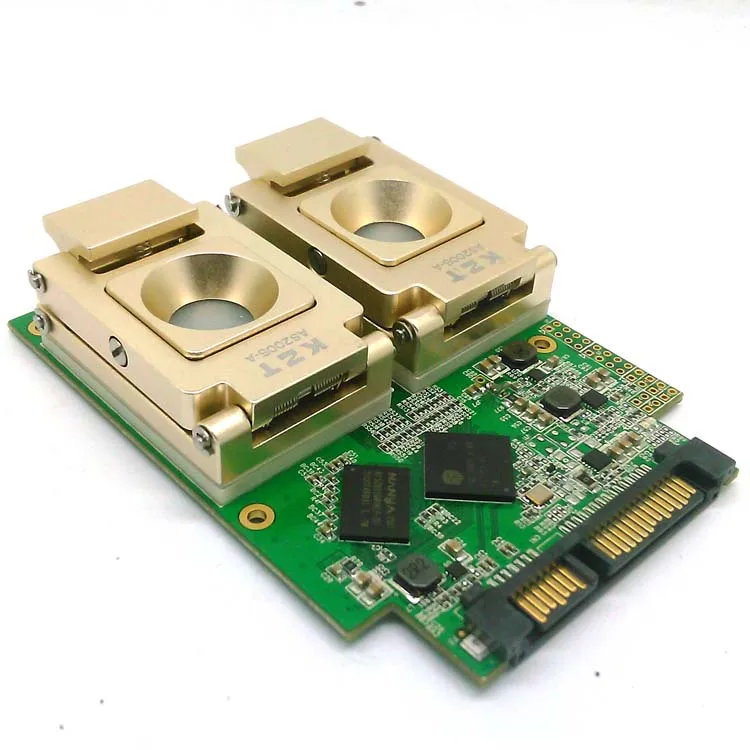 BGA272 сплав раскладушка Pogopin тестовый прибор SSD Flash тестовое решение SM2246EN два в