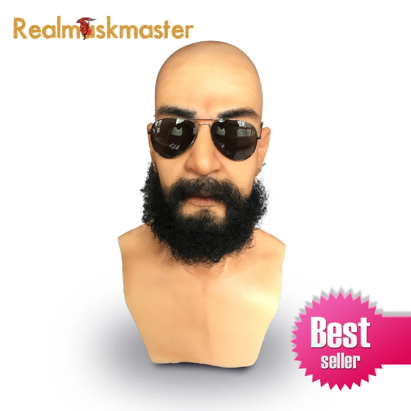 Realmaskmaster Хэллоуин Реалистичная силиконовая маска для человека искусственный