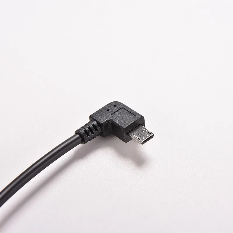 27 см Угловые USB 2,0 Мужской до 90 градусов левый угол Micro USB 5 Pin штырь, кабель переходник, конвертер 1 шт