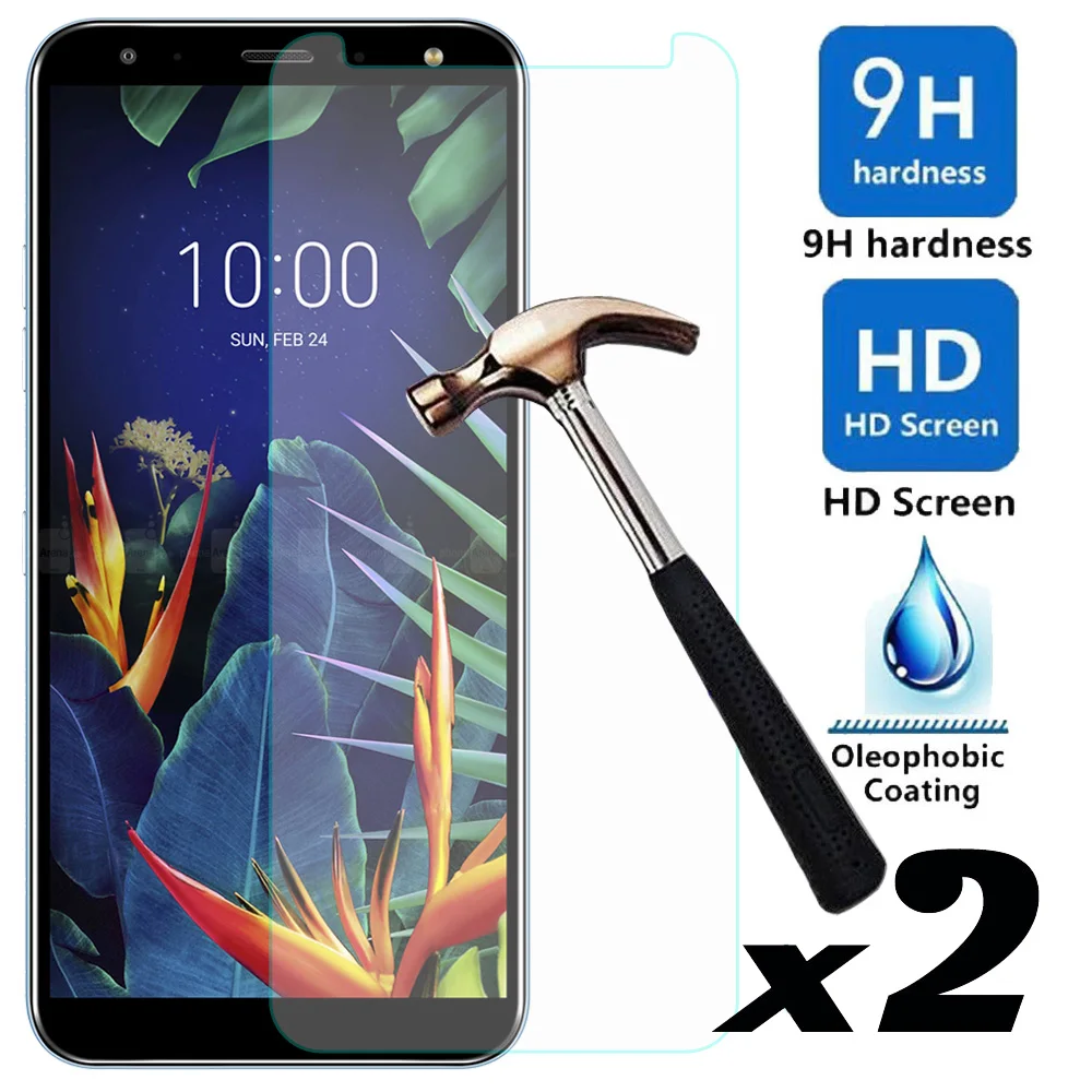 

Закаленное стекло для LG K40/LG Stylo 5 2 шт./лот, защита экрана, Противоударная пленка против царапин, Передняя пленка