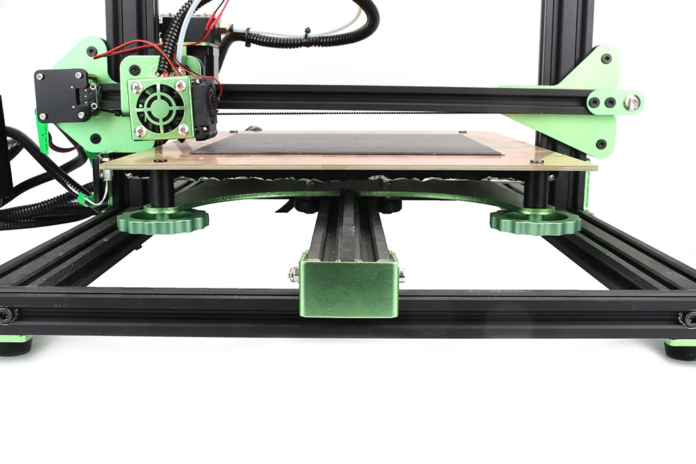 1 комплект 3d принтер Запчасти Алюминиевый однотонный спейсер Горячая кровать выравнивание колонки 4 шт. длинный однотонный спейсер s для TEVO Tornado Tarantula Ultimate