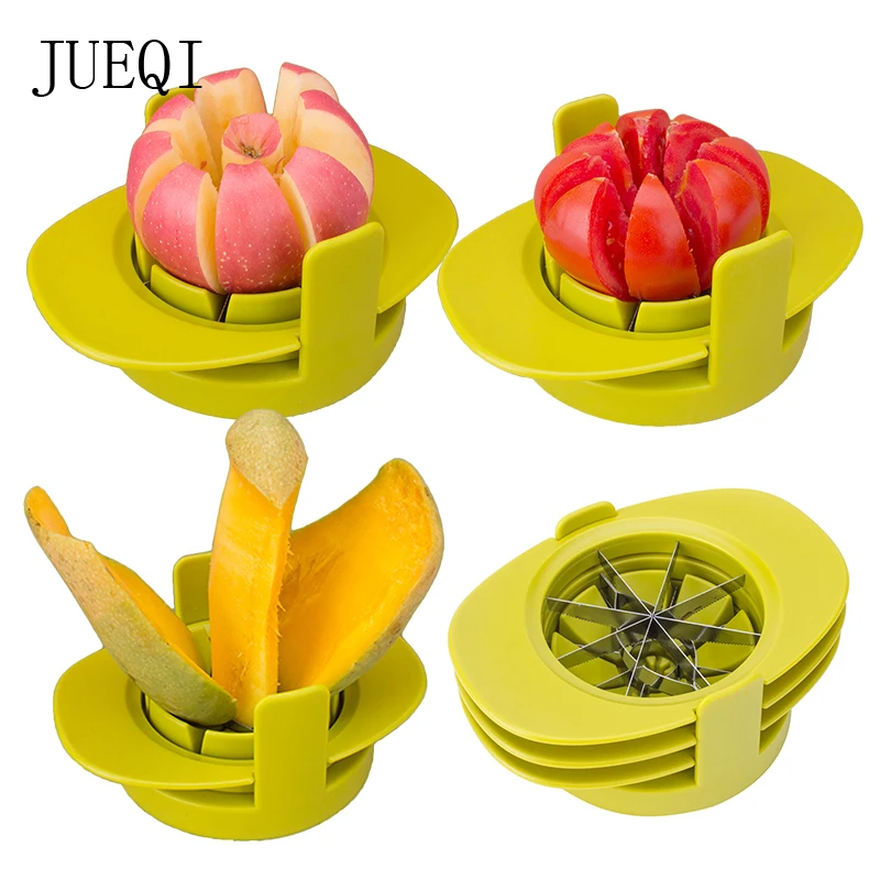 

Apple Corers Slicer Stainless Steel Apple Fruit Slicer Tomato Mango Slicer Cutter Kitchen Accessories Gadget Dishwasher