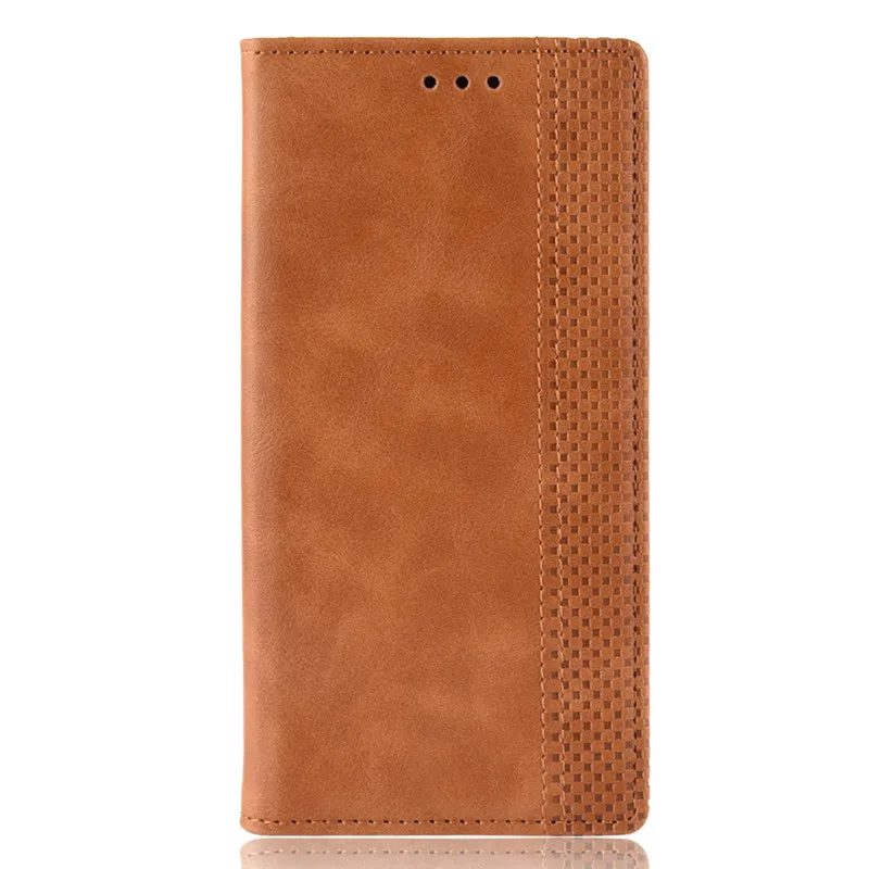 VIVO V15 Pro Чехол Роскошный кожаный флип чехол с подставкой и отделением для карт