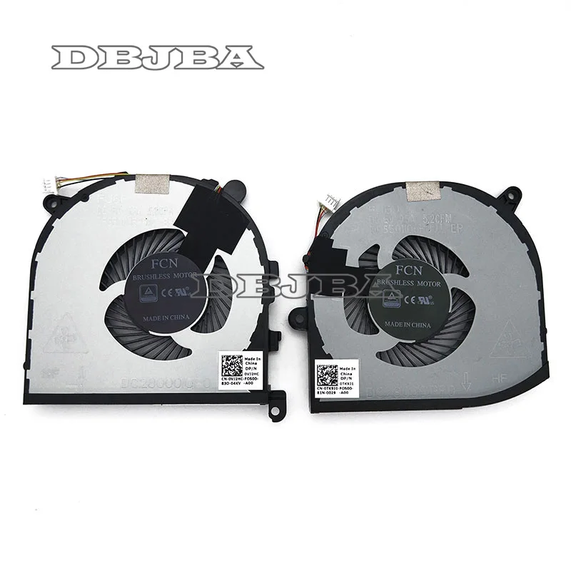 Кулеры для Dell XPS 15 9560 Precision 5520 CPU & GPU DC28000I0F0 0VJ2HC 0TK9J1|Охлаждающие подставки ноутбуков|