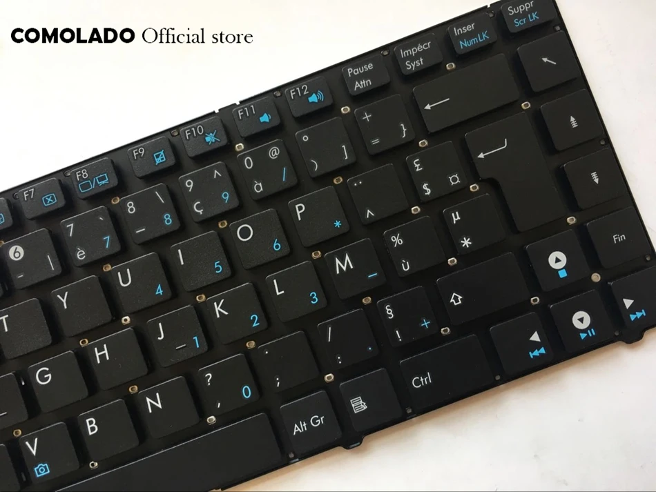 FR Французская клавиатура для ASUS U36 U36J U36JC U36S U36SG U36R черная без рамки Клавиатура