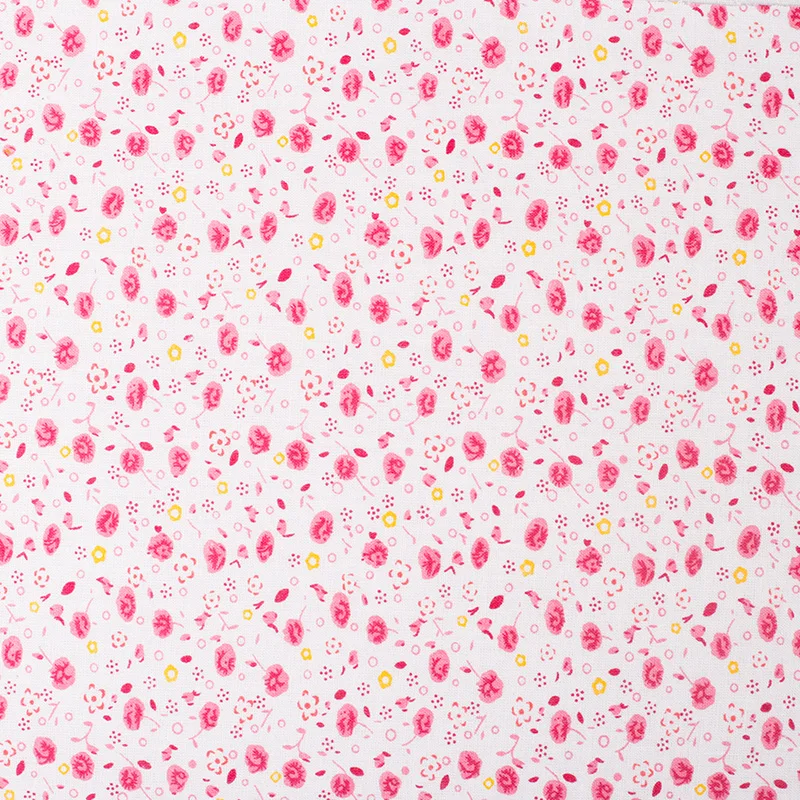 8 шт. розовые цветочные ткани для лоскутного шитья одежда удобная хлопковая ткань