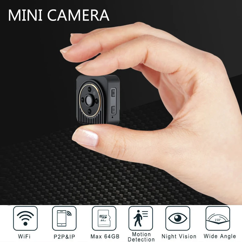 H5 Mini Camera Web Camcorder Wifi IP HD 720P Wide Angle DV Video Recorder Night Vision with Motion Sensor | Электроника