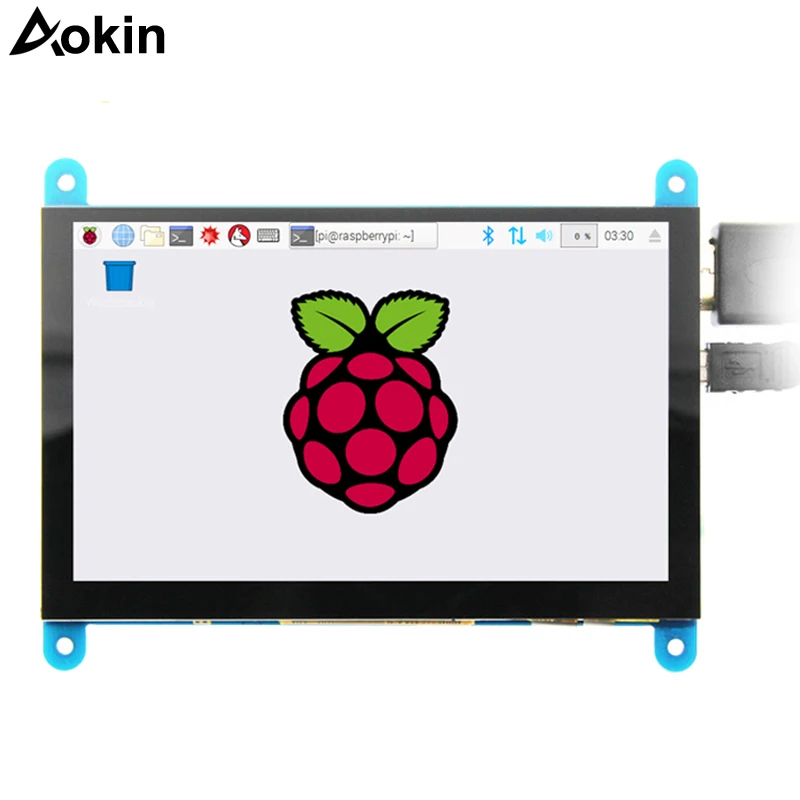 

5 Inch 800*480 LCD Display HDMI HD Capacitive LCD Module USB 5 Point Touch Screen No need Driver Support Raspberry pi,Banana PI