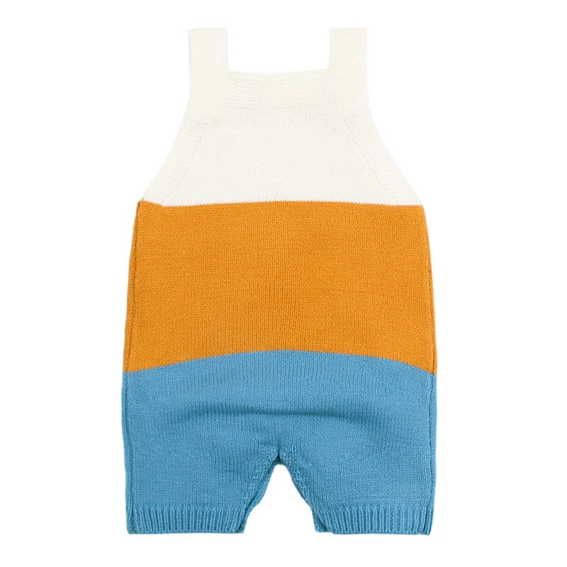 New Born Baby Summer Overalls for Unisex Clothes Fashion Sleeveless Newborn Boys Girls Rompers One Piece Children Jumpsuit | Мать и