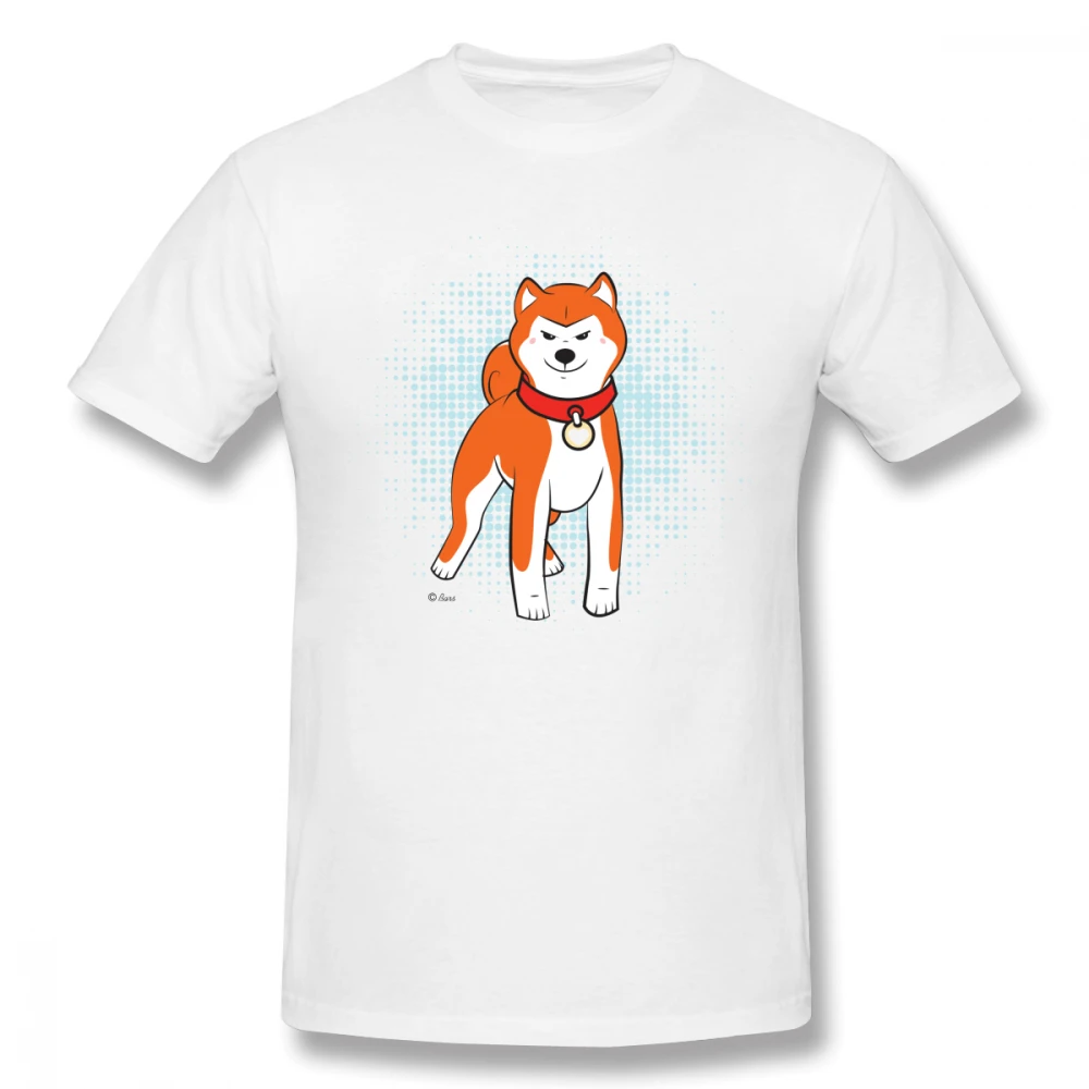Японская Akita Doge Сиба ину Inu футболка для мужчин плюс размер Custom Group Camiseta | Мужская