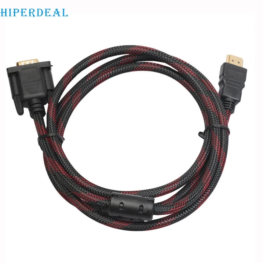Лидер продаж кабель переходник Full HD 1080P HDMI папа 15 Pin VGA для HDTV 22 марта|15 pin vga|male to male