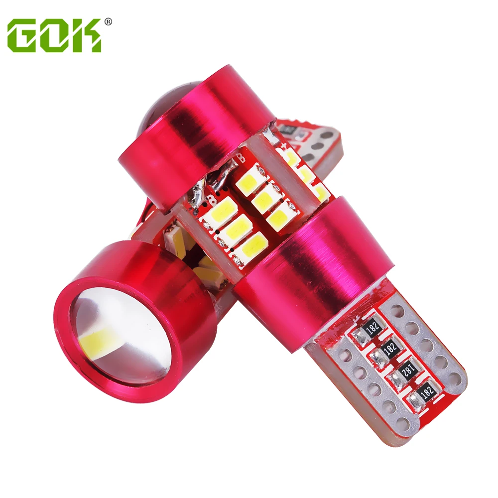 10 x T10 автомобильный светодиод W5W LED Canbus t10 27 светодиодный 3014 SMD 12 в стайлинг боковой