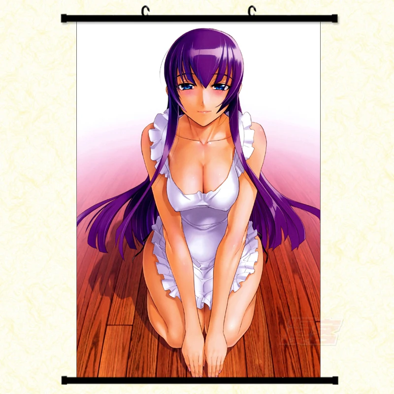 Японское декоративное изображение аниме школа мертвых Miyamoto Rei & Busujima Saeko Takagi Saya