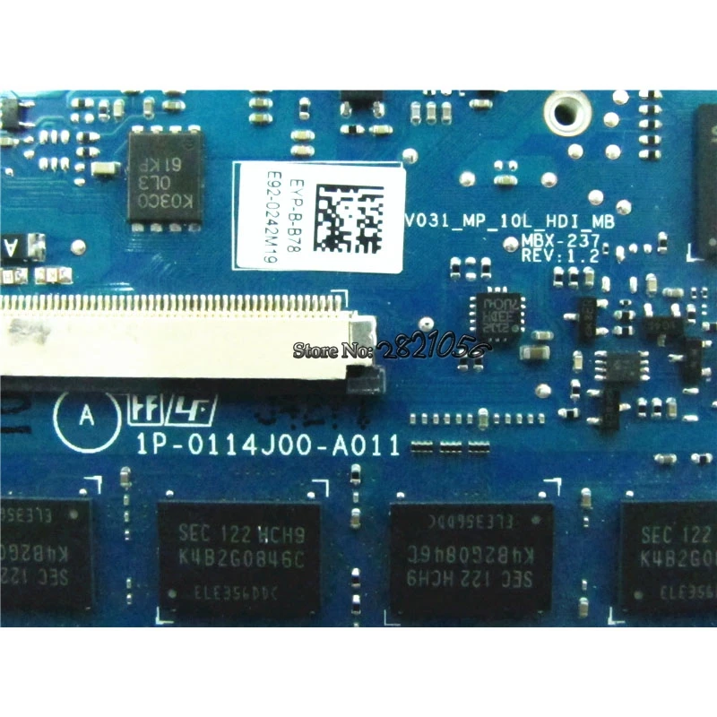 NOKOTION A1820699A для Sony Vaio VPCSB1 MBX-237 1P-0114J00-A011 13 ''материнская плата ноутбука с i3-2310M CPU