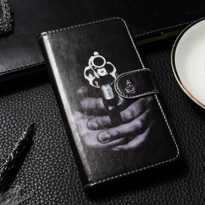 Флип-чехол из искусственной кожи чехол s для huawei P20 Lite чехол-кошелек с рисунком mate