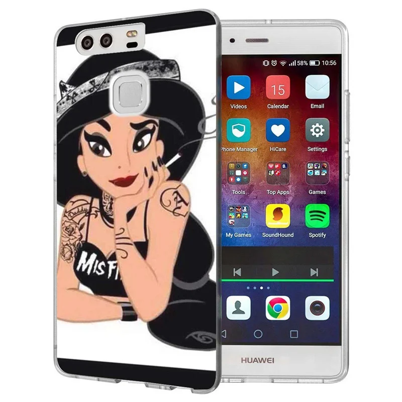 For Huawei P9lite/P8 Lite 2016 2017 Y5 II 2 Y5ii / Y6 Compact Honor 5A LYO-L21 Soft TPU Silicone Pattern Clear Case B091 |