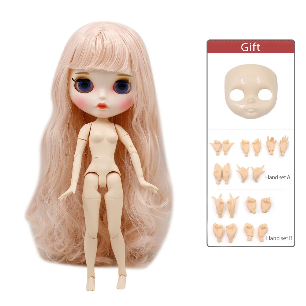 260BL1059-G ICY Blyth кукла Обнаженная нормальное и общее тело с ручным набором AB и лицевой панелью в подарок Мода девушка 1/6 BJD кукла - Цвет: 260BL1059-G