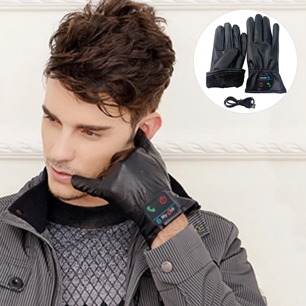 Bluetooth перчатки для мобильного телефона Портативный Hands Free Перезаряжаемые вызова