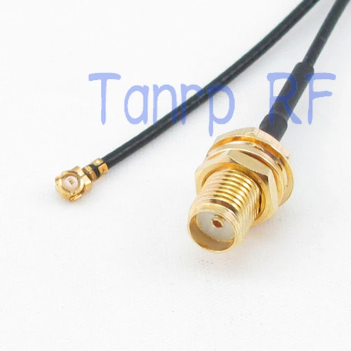 

10 шт. 6 дюймов 6 дюймов IPX IPEX I-PEX U.FL 1,37 мм В гнездовой разъем SMA RF, перемычка, кабель для PCI WIFI карты, беспроводной маршрутизатор 15 см