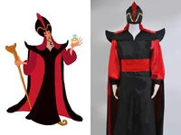adult mens aladdin jafar villain costume outfit halloween cosplay costume full sets