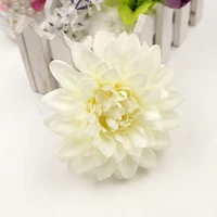 50pcs high quality silk artificial flower dahua corsage flower head wedding car decoration diy home decoration flower supplies