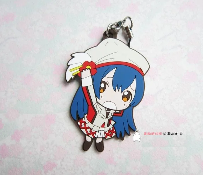 

Kotori Nico Eli Rin Umi Maki Anime Love Live! Lovelive! Hanging Version Rubber Keychain
