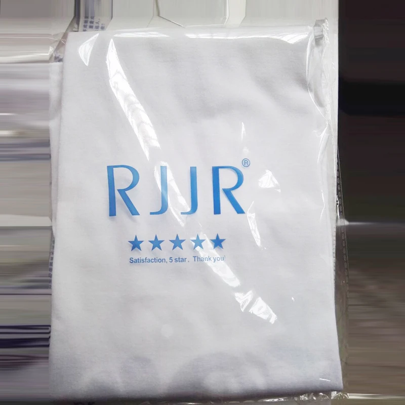 Rjjr Новый Повседневное Стиль футболка белый серый желтый розовый мужчины хлопок
