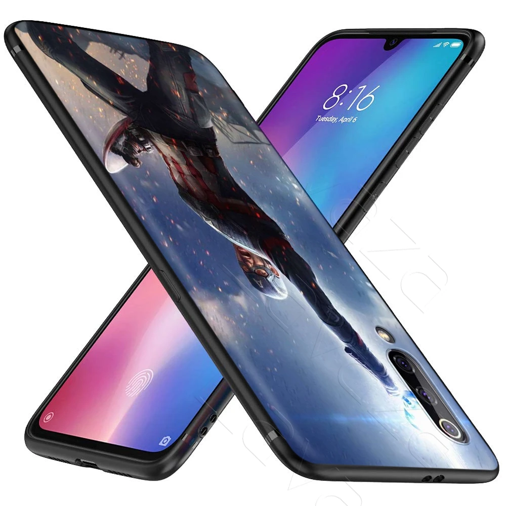 Чехол Lavaza Marvel Spiderman Captain America для Xiaomi Redmi Note 4A 4X 5 5A 6 6A 7 S2 Pro Go Prime Plus |