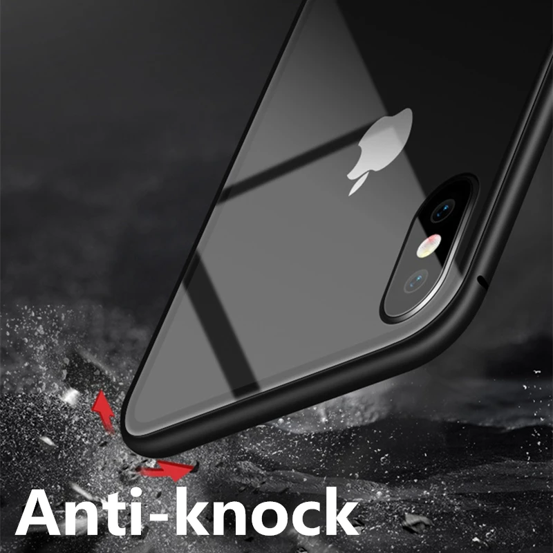 Магнитный адсорбционный металлический чехол для iphone на X 10 роскошный с откидной