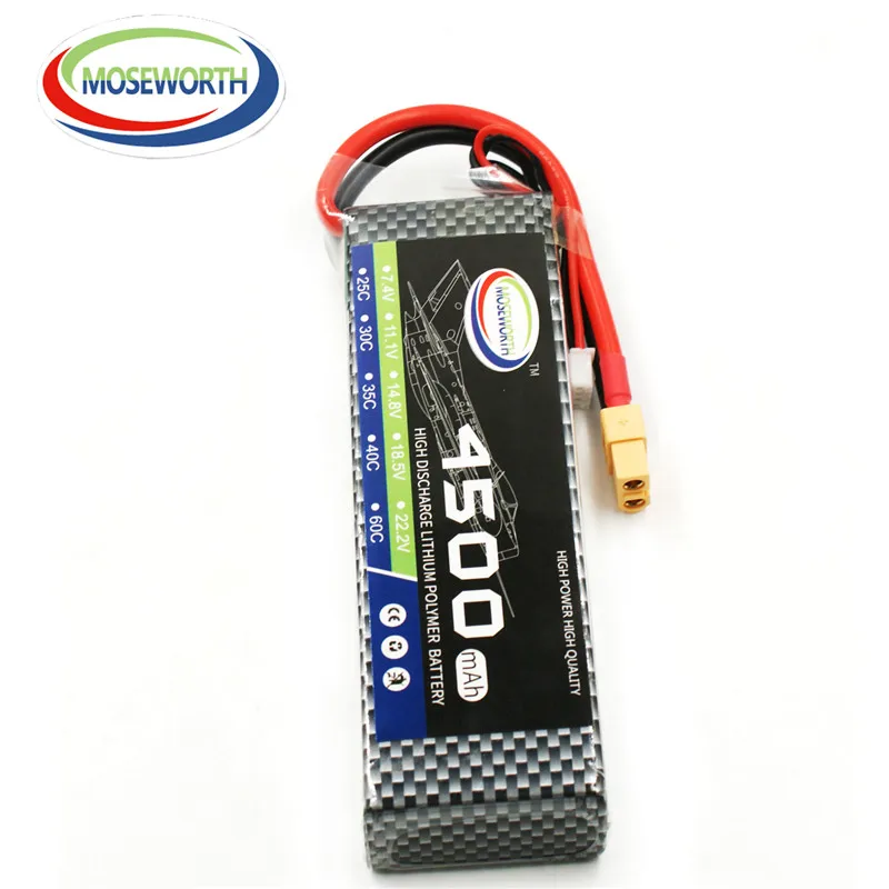 Аккумулятор LiPo 3S 4500 мАч 11 1 В 25C Burst 50C для радиоуправляемого самолета вертолета