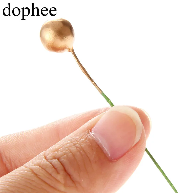 Искусственные ягоды Холли dohee 100 шт. яркие красные домашняя гирлянда на Рождество