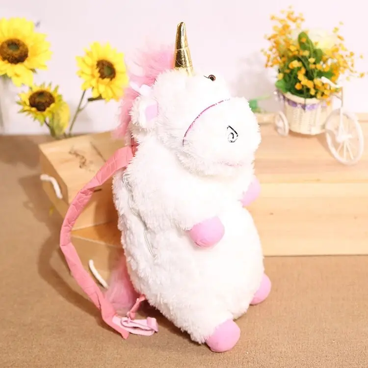 Бесплатная доставка официальная сумка в виде единорога 50 см плюшевый рюкзак