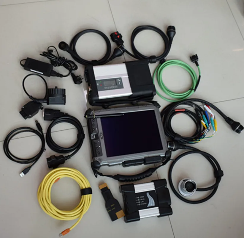 Автомобильный диагностический инструмент MB STAR C5 для bmw icom next + 2 в 1 mini SSD xplore ix104 I7 4G