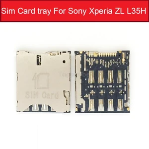 Лучший оригинальный адаптер Sim-карты для Sony Xperia ZL L35H L35C L35T LT35 C6503 C6502 C6506 держатель слота для Sim-карты