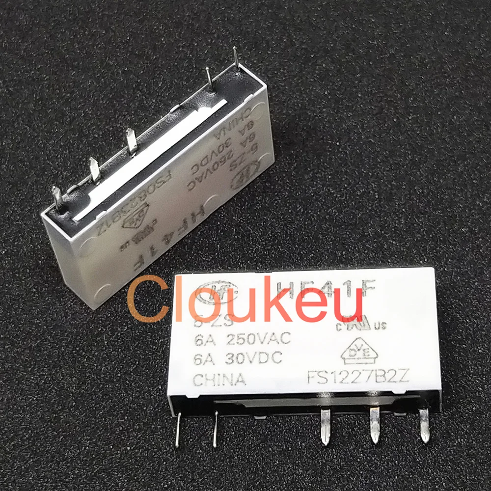 Реле DIP5 HF41F 5 ZS в 6A|relay cpu|relay datasheetrelay resistor |