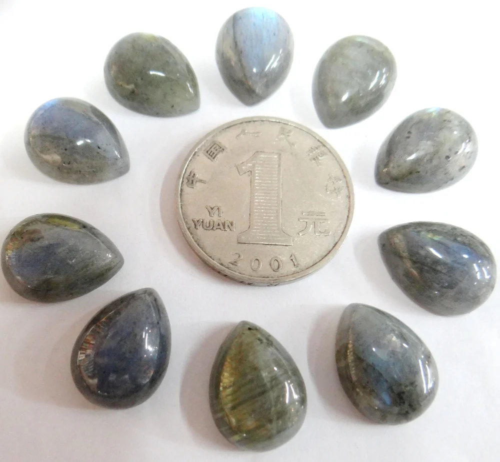 Подвеска кабошон с натуральным камнем бирюзой 12 х16 мм 20 шт.|natural stone|stone