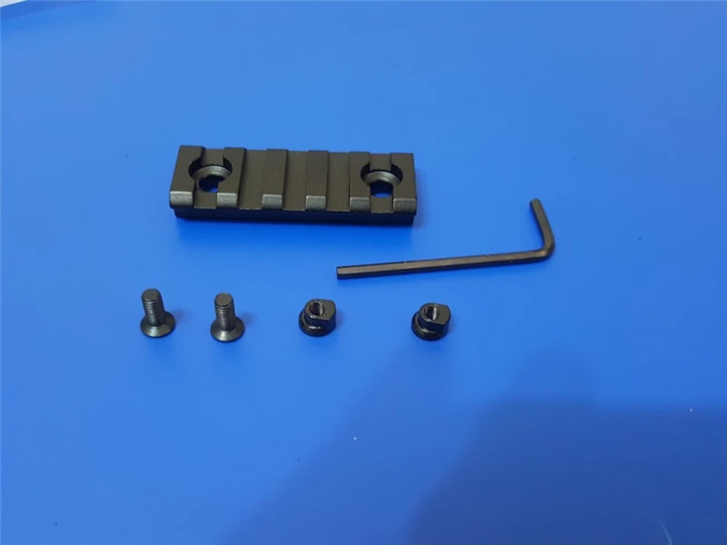 2 дюймов запасной 5 Слот Пикатинни Вивер рейка для KeyMod Handguard прицела база страйкбол винтовка Охотничьи Аксессуары Алюминиевый рельс
