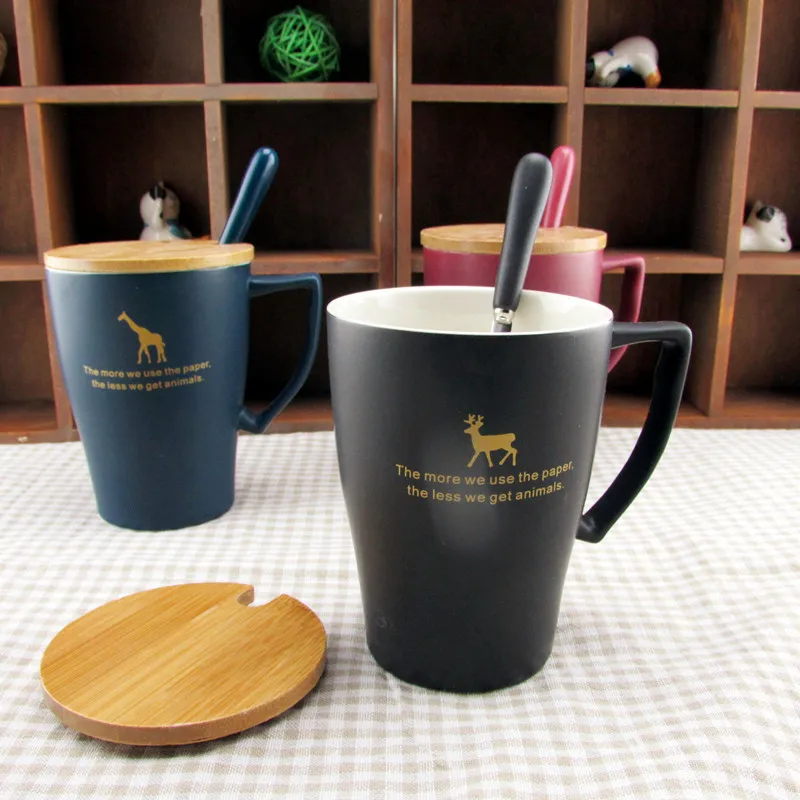 2016 Год Новый Творческий Керамическая Кружка дотошный Животных Матовое Стекло С