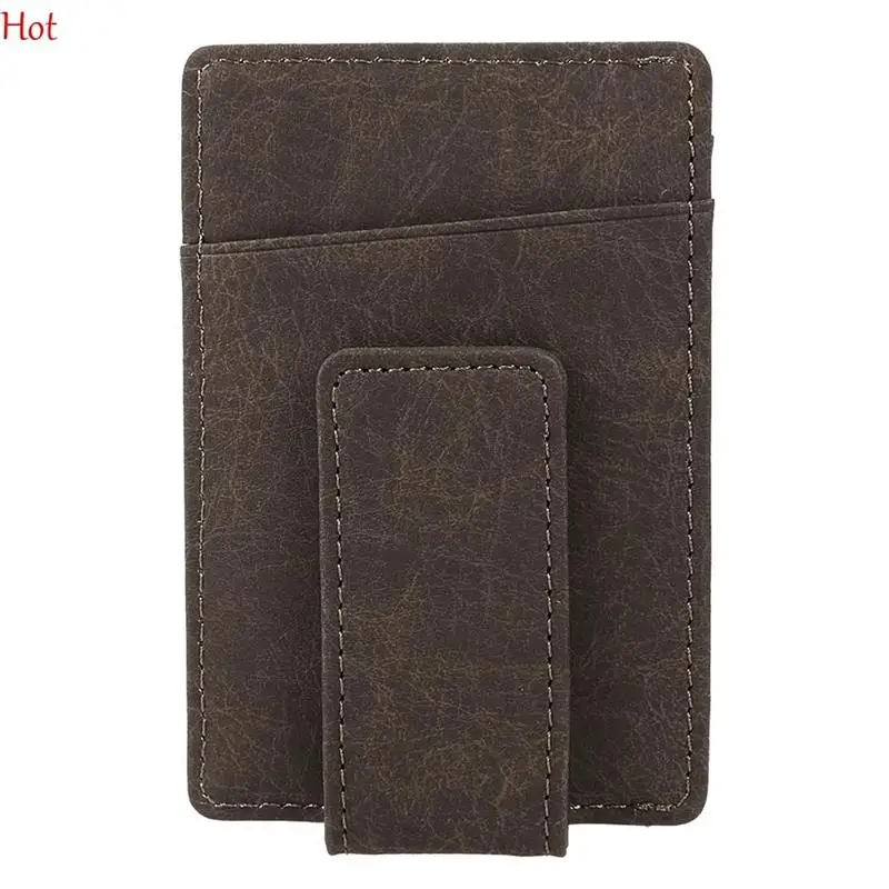 Качество для мужчин бумажники банкнот Винтаж Стиль кожа деньги держатель
