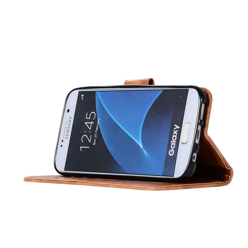 Для Samsung Galaxy S6 Чехол-кошелек чехол для телефона из искусственной кожи G920F G920 SM-G920F