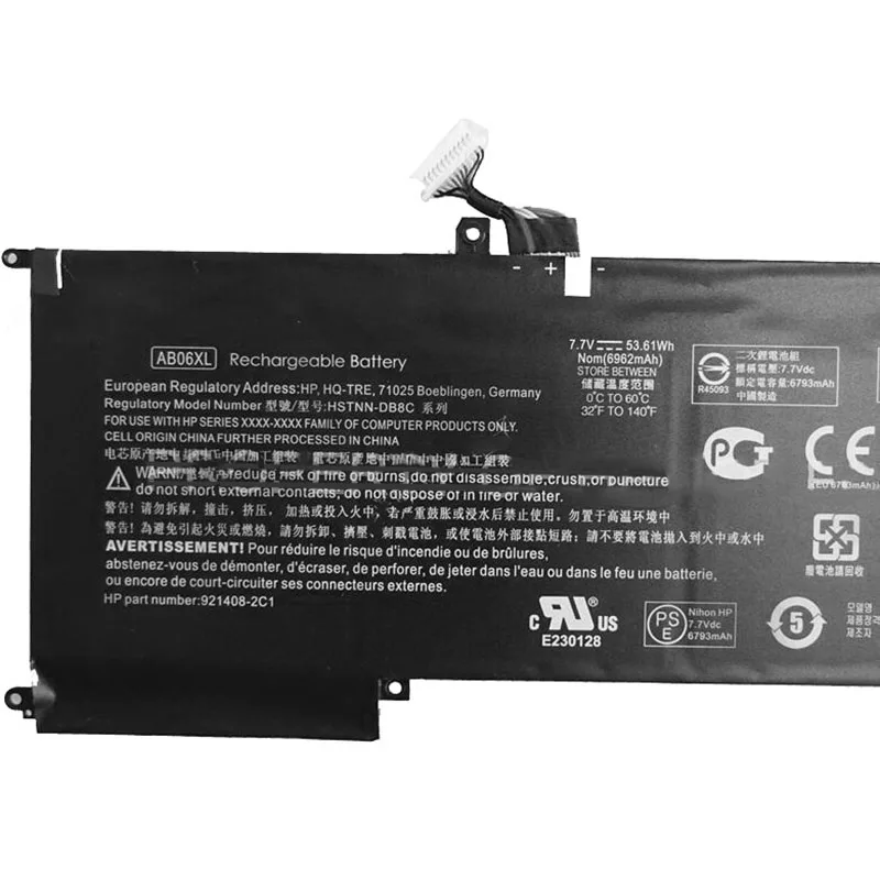 GZSM Аккумулятор для ноутбука AB06XL hp HSTNN-DB8C TPN-I128 TPNI128 921408-271 921408-2C1 921438-855 батарея |