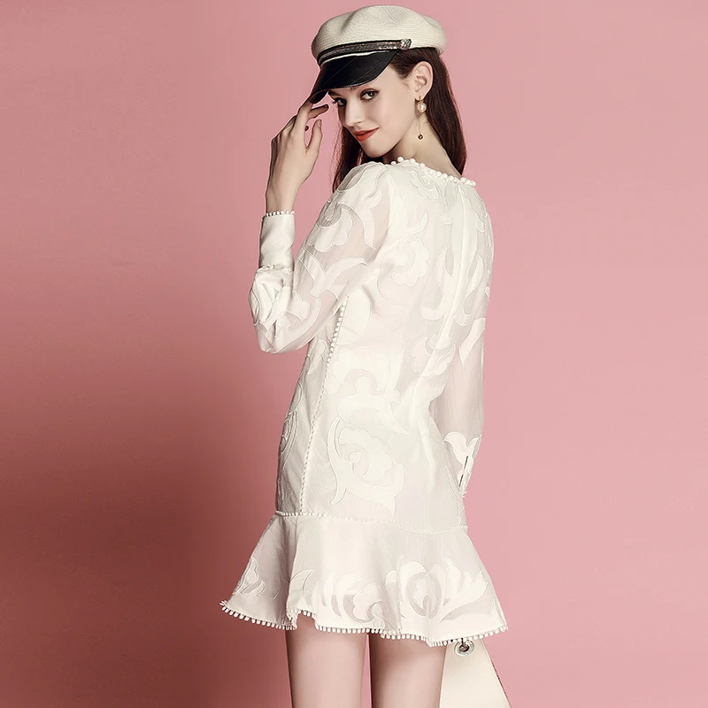 Белое мини платье сексуальная клубная одежда 2018 винтажное женское для подиума