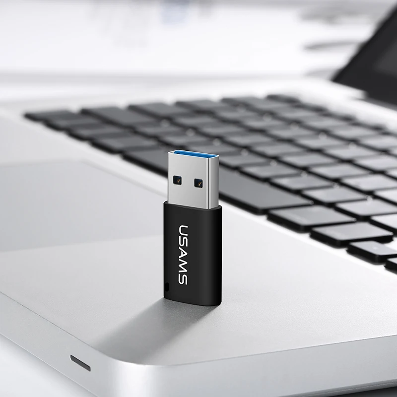 USAMS USB 3 0 к type C адаптер OTG для синхронизации данных покрытие Зарядка samsung S9 S8 c