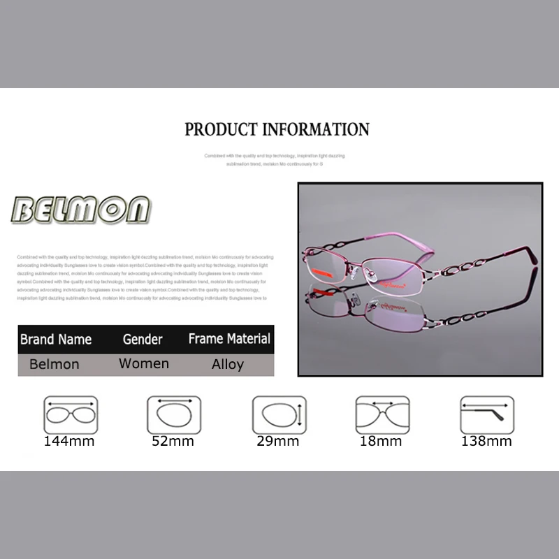 Оправа для очков Женская компьютерная прозрачные очки близорукости по рецепту