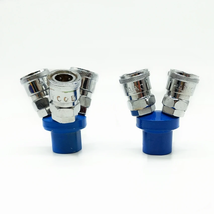 SMV 2 Way G1/4'' Pneumatic Air Quick Connecting Coupler SMY 3 Hose Socket Connector | Обустройство дома
