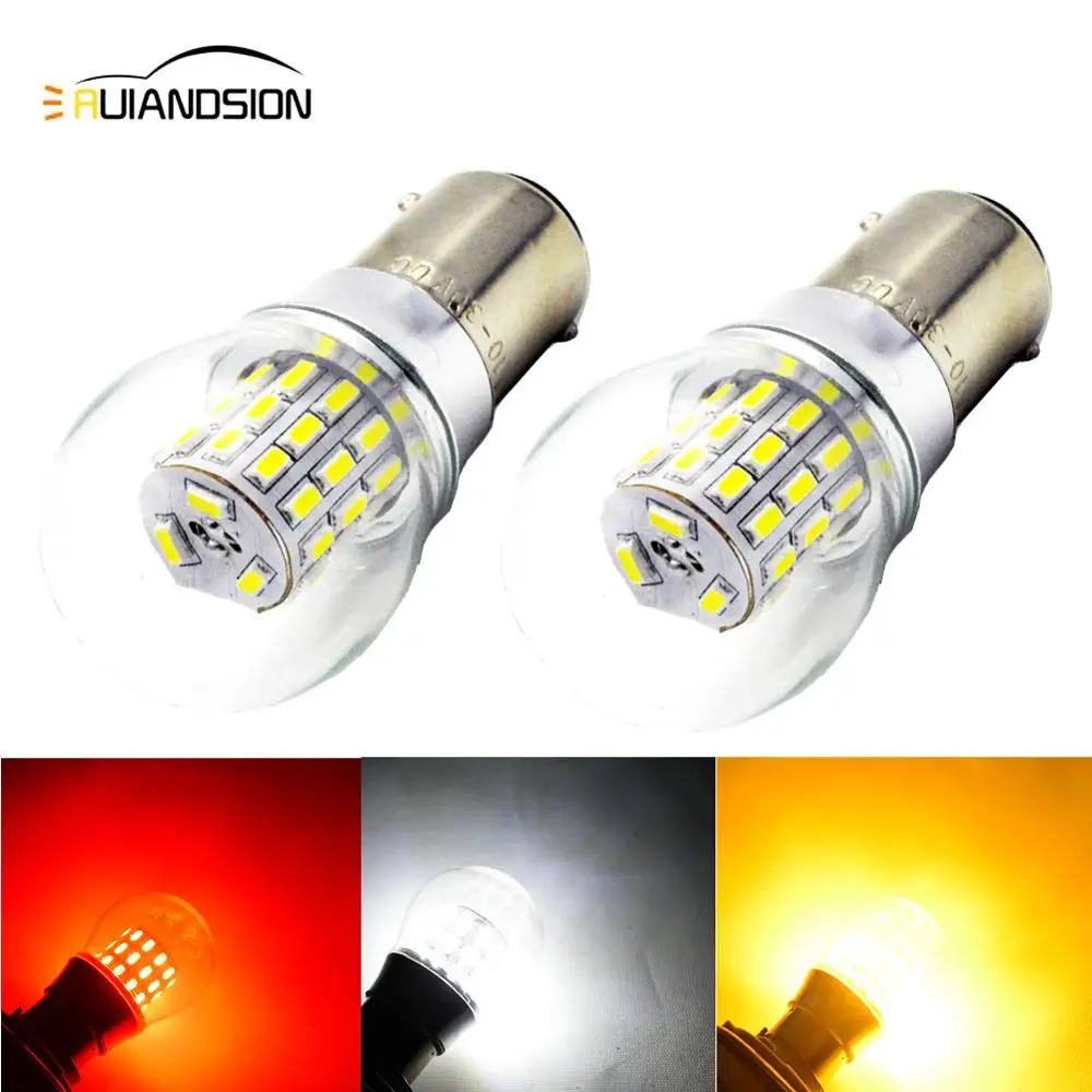Лампа светодиодная 2 шт./лот 4 Вт 1156 39 3014SMD BA15S P21W R5W указатель поворота задний